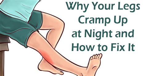 Reasons Why Your Legs Cramp Up At Night And How To Fix It