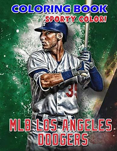 Sporty Color Mlb Los Angeles Dodgers Coloring Page A Coloring Book