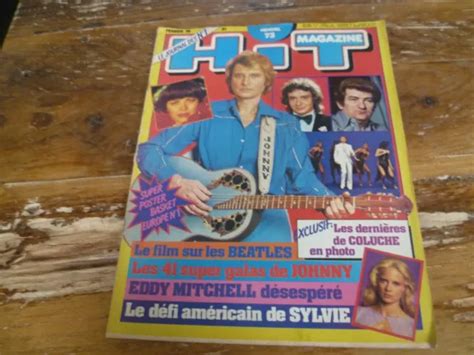 Hit Magazine 1978 Johnny Hallydaysylvie Vartanalain Souchonclaude Francois 1396 Picclick