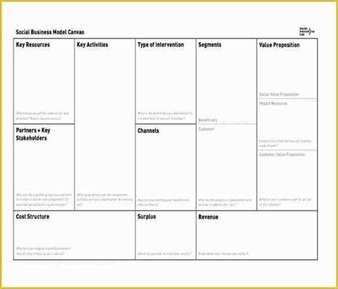 Business Model Canvas Template Word Free Of 20 Business Model Canvas