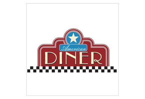 American Diner Logo Retro Diner Diner Logo American Diner