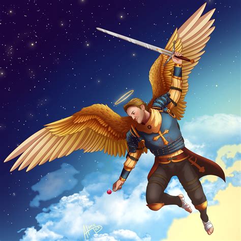 Gabriel The Golden Archangel By Deanna Bradley Rimaginaryangels