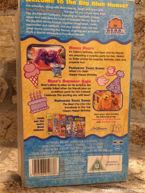 Pal Vhs Video Tape Bear In The Big Blue House Bears Birthday Bash Images And Photos Finder