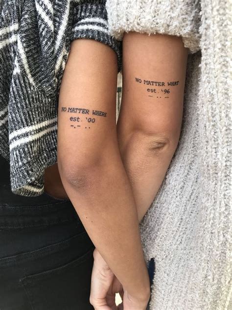 No Matter What No Matter Where Quote Tattoos With A Birth Year Otziapp Com Subtle