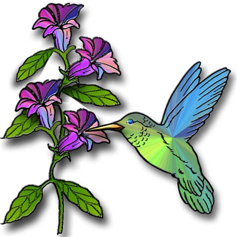 Hummingbird Clipart Image Clip Art A Purple And Clipartix