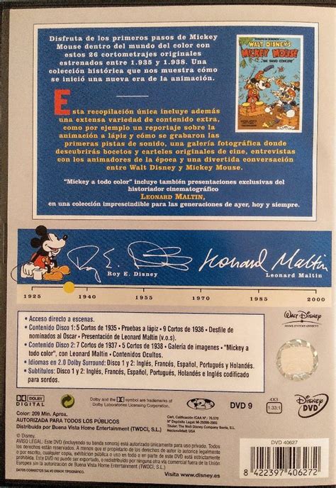 Tesoros Disney Mickey A Todo Color Dvd De Segunda Mano Por 30 Eur En