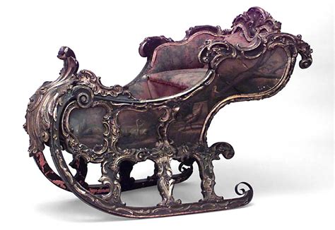 Antique Russian Carved Sleigh Antiques Sleigh Gothic Furniture