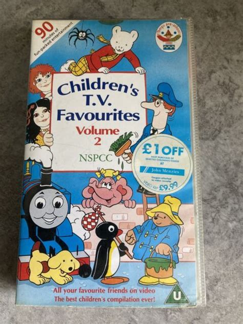 Childrens Tv Favourites Volume 2 Vhs Video Retro Supplied By Gaming