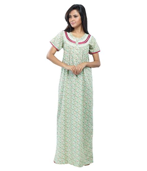 Buy Juliet Green Viscose Nighty Online At Best Prices In India Snapdeal