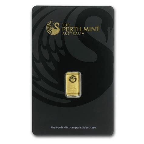1 Gram 9999 Gold Bar Australia Perth Mint In Assay European Mint