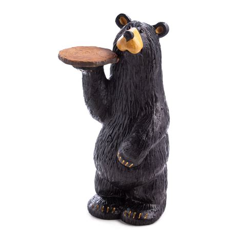 Bearfoots Bears Waiter Bear Figurine Home And Kitchen