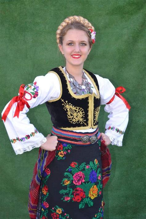 Serbian Traditional Folk Costume From Šumadija Serbian Clothing Folk