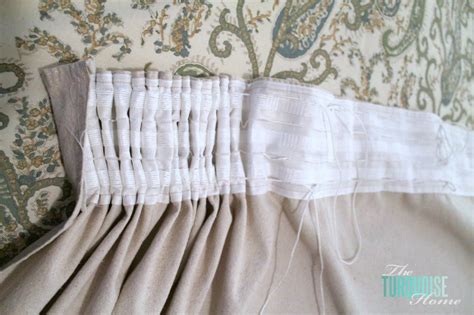 Diy Pinch Pleat Curtains With Pleater Tape