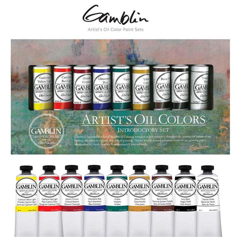 Gamblin Artist Oil Intro Paint Set Art Supplies Online Australia