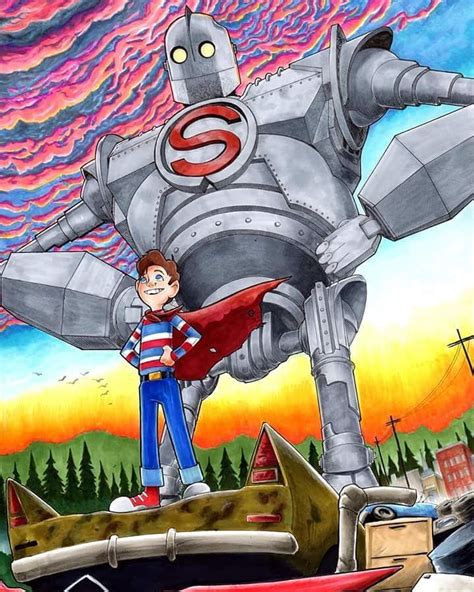 The Iron Giant And Hogarth By Shawn Langley On Instagram I Love This