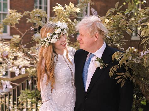 boris johnson marries fiancée carrie symonds in private wedding npr