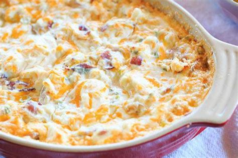 Warm And Cheesy Bacon Dip Brown Eyed Baker