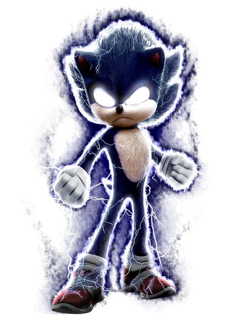 Dark Sonic Sonic The Movie Speededit Sonic The Movie Sonic Fan