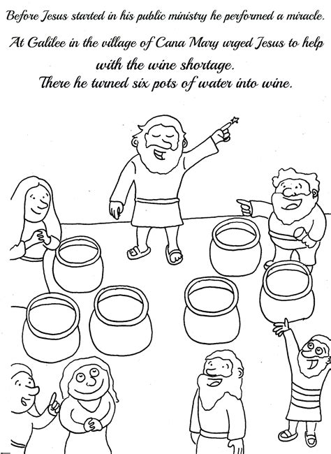 24 Miracles Of Jesus Coloring Pages Free Coloring Pages