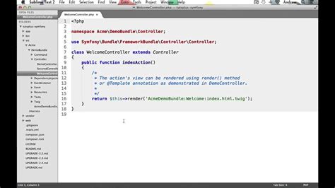 Working With Controllers In Symfony 2 Youtube