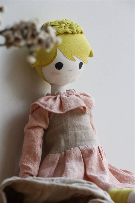 Handmade Soft Doll Fabric Doll Rag Doll Softie Soft Toy Etsy