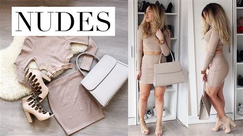 LOOKBOOK How I Style All Nude Outfits YouTube
