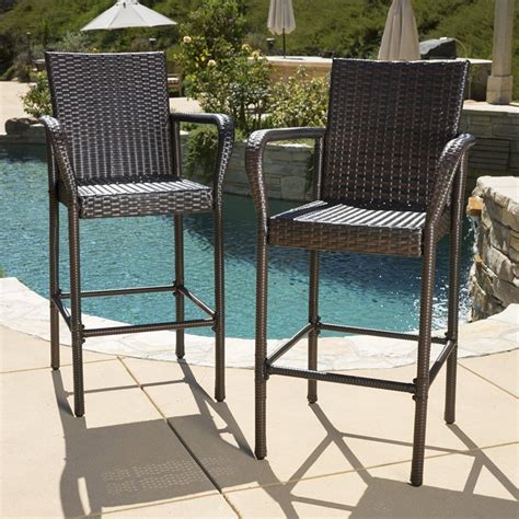 No more makeshift stools that are unsafe and only cause more trouble. Outdoor Bar Stools | The Garden and Patio Home Guide