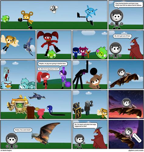 an Battle begins. - Comic Studio