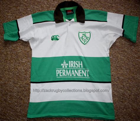 Zackrugby Collections Vintage Ireland Irish Permanent Ss Classic