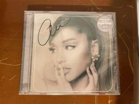 Ariana Grande Positions Signed Album Cd Autograph Limited Edition Us