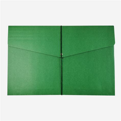 Colored Expanding Envelope With Garter Long Pack Of 8