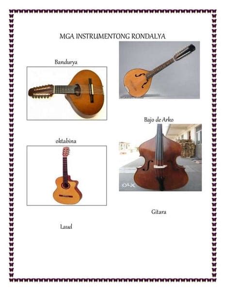 Mga Katutubong Instrumento Ng Pilipinas