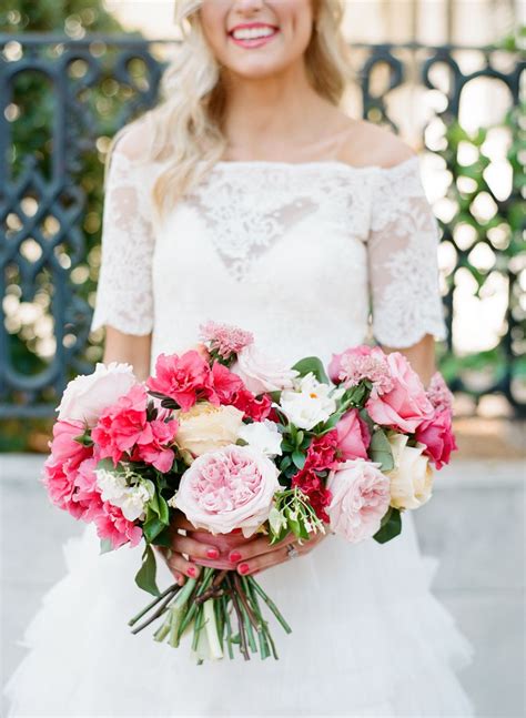 Dahlias are breathtakingly gorgeous, symmetrical flowers that many brides want in their wedding bouquet. 10: Azalea Romance | Summer wedding bouquets, Wedding ...
