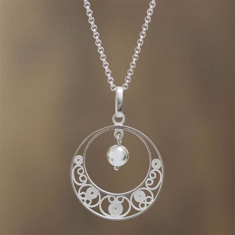 Filigree Necklaces Filigree Jewelry Silver Jewelry Necklace Sterling
