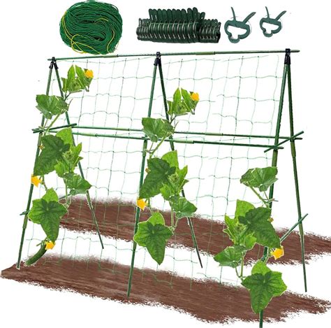 Buy Idoxe 4x5ft Tomato Plant Cage A Frame Cucumber Trellises Green