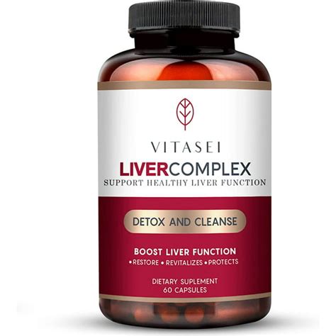 Vitasei Liver Cleanse Detox And Repair Liver Complex Wmilk Thistle
