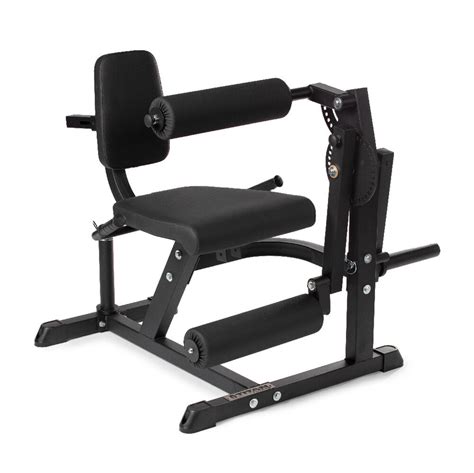 Adjustable Plate Loaded Leg Extension And Curl Machine Rotary