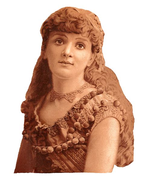 Antique Images: Stock Victorian Woman Clip Art Digital Fashion Portrait ...
