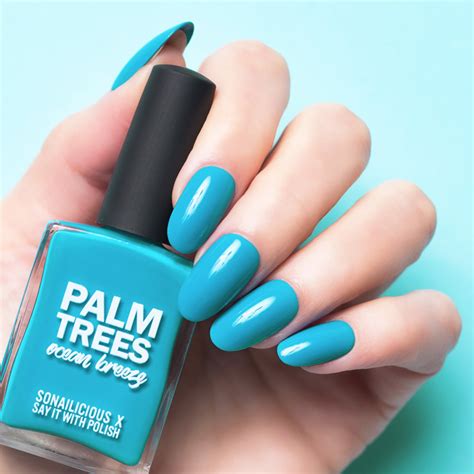 Check spelling or type a new query. teal nail polish, palm trees ocean breeze - SoNailicious