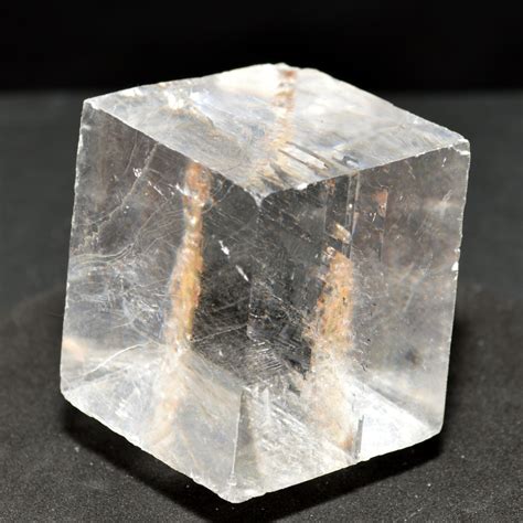 41mm 75g Clear Optical Calcite Crystal Transparent Iceland By Hqrp