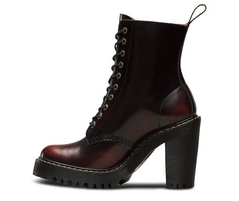 Dr Martens Kendra Womens Arcadia Leather Heeled Boots Boots Leather