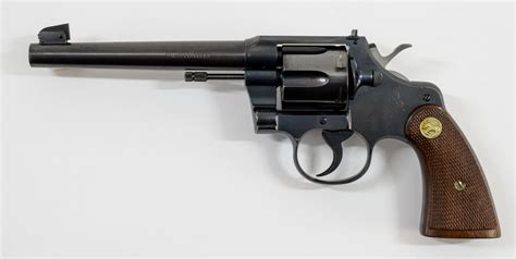 Colt Officers Model 38 Target Revolver Ct Firearms Auction