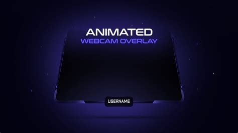 Animated Rounded Webcam Overlay Templatetwitch Stream Overlaysfacecam