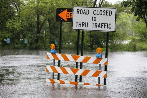 Flooding Causes Road Closures In Kalamazoo