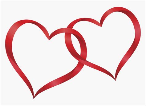 Two Hearts Png Two Love Heart Png Transparent Png Transparent Png