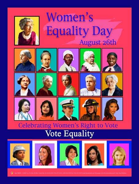 Item Wed18 2018 Womens Equality Day Poster Vote Equality Gsa