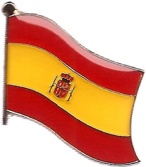Lot Of 3 Spain Flag Lapel Pins Spanish Flag Pin Ebay