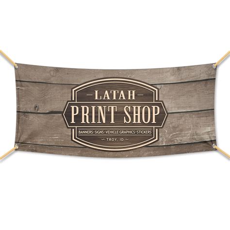 Vinyl Banner Latah Print Shop