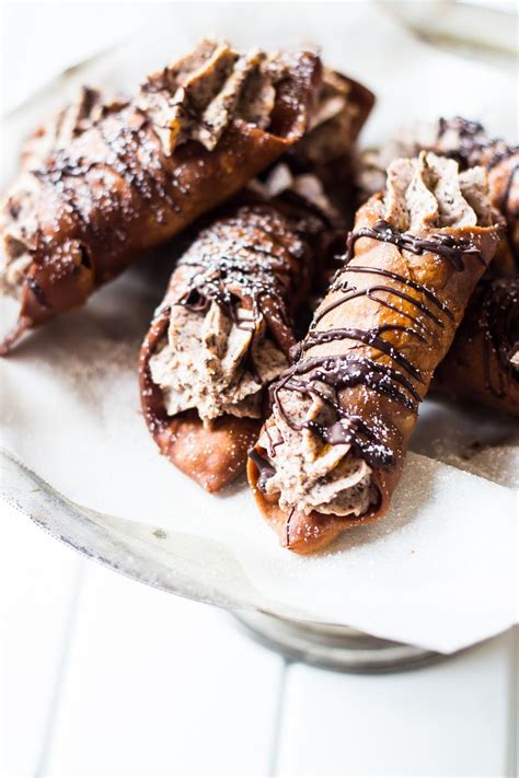 Cannoli With Chocolate Ricotta Filling — Little Pastry Box Cannoli