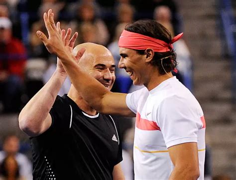 Rafael Nadal And Andre Agassi Hold Amazing Record